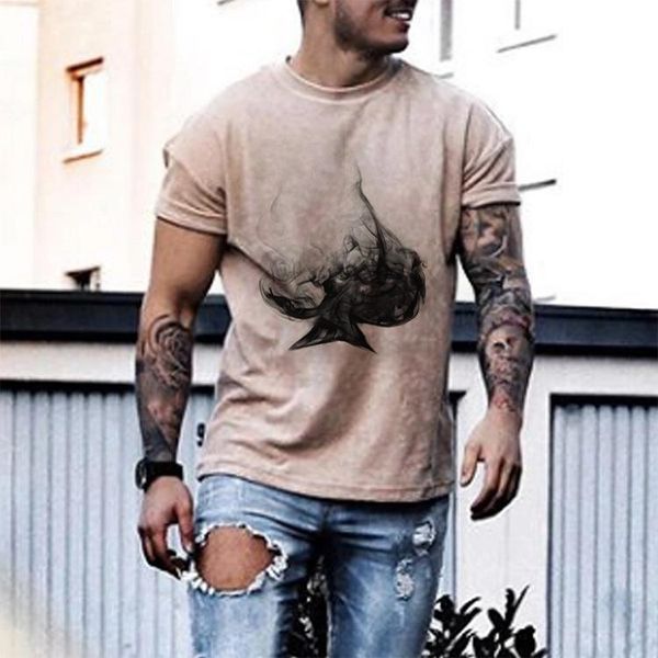 men's t-shirts casual mens short sleeve tee shirt 2021 summer vintage spades skull print o neck t shirts fashion men clothes harajuku, White;black
men's t-shirts casual mens short sleeve tee shirt 2021 summer vintage spades skull print o neck t shirts fashion men clothes harajuku, White;black