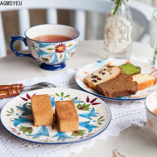 mugs agmsyeu european-style creative hand-painted household ceramic coffee cup breakfast snack and saucer afternoon tea mug
mugs agmsyeu european-style creative hand-painted household ceramic coffee cup breakfast snack and saucer afternoon tea mug