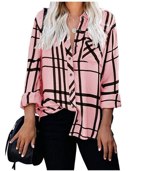 lx brand women blouses shirts women's long sleeve v-neck stripes casual blouse pocket button down shirt, White
lx brand women blouses shirts women's long sleeve v-neck stripes casual blouse pocket button down shirt, White