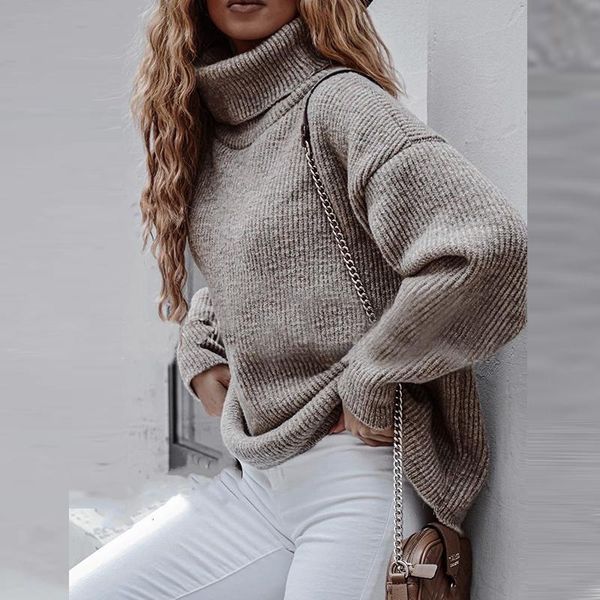 women's sweaters solid color loose turtleneck pullover sweater elegant autumn winter street jumper 2021 women fashion warm bottoming, White;black
women's sweaters solid color loose turtleneck pullover sweater elegant autumn winter street jumper 2021 women fashion warm bottoming, White;black