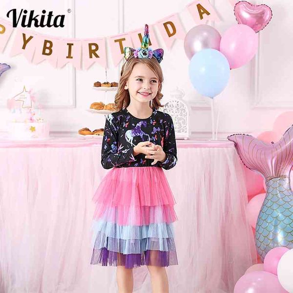 vikita girls children clothes long sleeve cartoon mermaid pattern princess dress kids birthday party prom costumes vestidos 210317, Red;yellow
vikita girls children clothes long sleeve cartoon mermaid pattern princess dress kids birthday party prom costumes vestidos 210317, Red;yellow