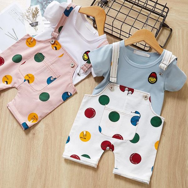 clothing sets baby clothes summer cute print cotton short-sleeved bib two-piece suit for boys and girls casual t-shirt set, White
clothing sets baby clothes summer cute print cotton short-sleeved bib two-piece suit for boys and girls casual t-shirt set, White
