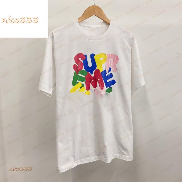 21ss spring and summer couples balloon letters colorful printing round leader t-shirt men women casual size s-xl nico333, White;black
21ss spring and summer couples balloon letters colorful printing round leader t-shirt men women casual size s-xl nico333, White;black