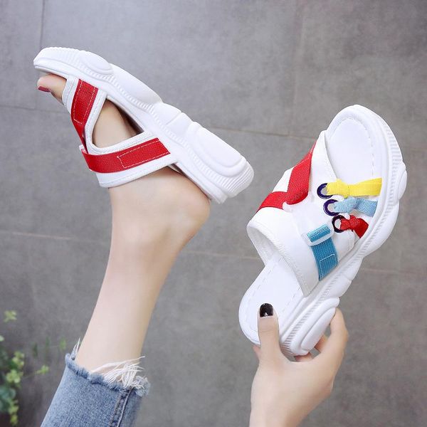 woman slippers double bands shoes women summer female sport slip flats ladies open toe slide sandals, Black
woman slippers double bands shoes women summer female sport slip flats ladies open toe slide sandals, Black