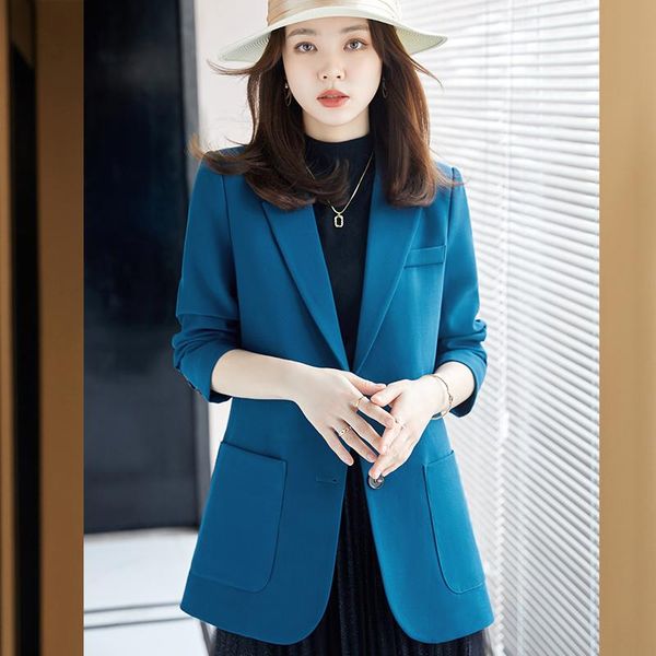 women's suits & blazers small blazer coat spring autumn korean vintage casual ladies button woman slim notched yellow jacket, White;black
women's suits & blazers small blazer coat spring autumn korean vintage casual ladies button woman slim notched yellow jacket, White;black