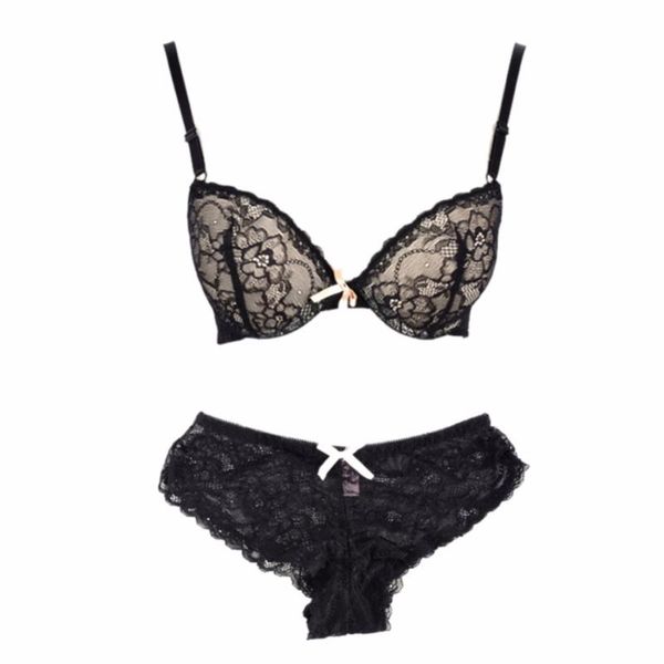 bras sets 2 pcs women underwear bow lace embroidery push up bra, Red;black
bras sets 2 pcs women underwear bow lace embroidery push up bra, Red;black
