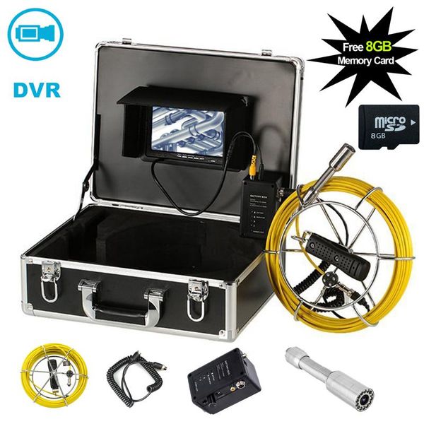 video pipe inspection camera 23mm with dvr 7inch 20m cable reel sewer endoscope system sun-visor ip cameras
video pipe inspection camera 23mm with dvr 7inch 20m cable reel sewer endoscope system sun-visor ip cameras