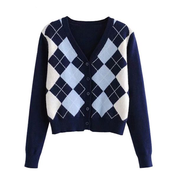 vintage stylish cardigan sweater women geometric rhombic cardigan fashion autumn long sleeve outerwear chic elegant cardigan 210419, White;black
vintage stylish cardigan sweater women geometric rhombic cardigan fashion autumn long sleeve outerwear chic elegant cardigan 210419, White;black