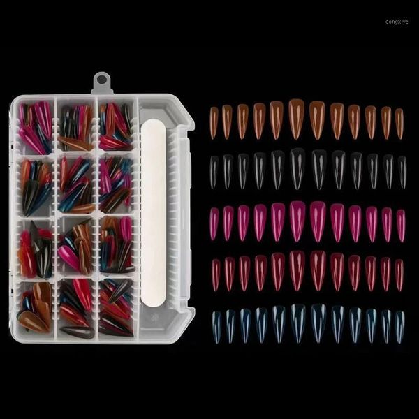 240pcs/box gel x nails base color extension long stiletto full cover sculpted medium press on nail false tips1, Red;gold
240pcs/box gel x nails base color extension long stiletto full cover sculpted medium press on nail false tips1, Red;gold
