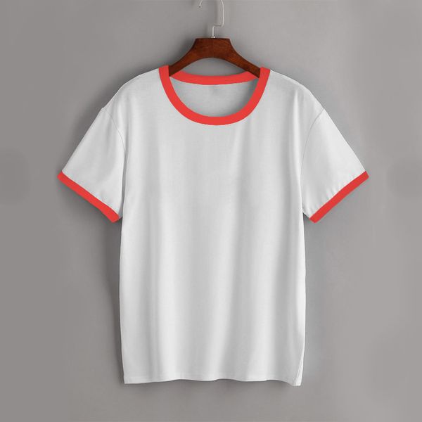 men's and women's summer raglan modal round neck blank t-shirt short-sleeved contrasting color, White
men's and women's summer raglan modal round neck blank t-shirt short-sleeved contrasting color, White