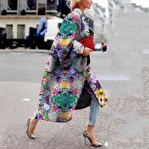 fashion 7 colors jackets women printed pocket jacket outerwear cardigan overcoat long trench coat plus size winterjas dames 2021 women', Black;brown
fashion 7 colors jackets women printed pocket jacket outerwear cardigan overcoat long trench coat plus size winterjas dames 2021 women', Black;brown