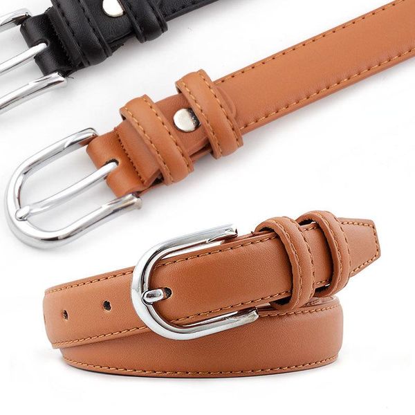 belts 2021 female pu leather with metal silver pin buckle women harajuku style luxury waist strap thin jeans dress fashion belt, Black;brown
belts 2021 female pu leather with metal silver pin buckle women harajuku style luxury waist strap thin jeans dress fashion belt, Black;brown