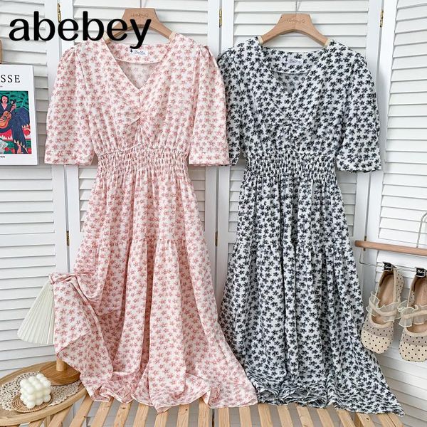 party dresses temperament v-neck short sleeve dress high waist pleated floral print mid-long a-line 2021 summer women, White;black
party dresses temperament v-neck short sleeve dress high waist pleated floral print mid-long a-line 2021 summer women, White;black