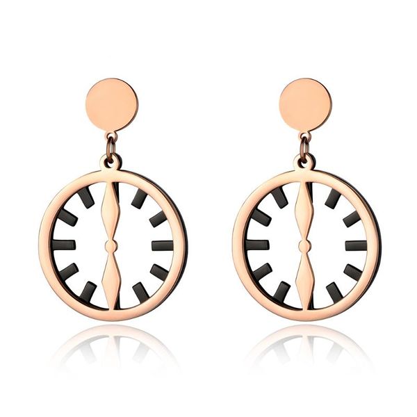 stud black & rose gold color clock shape 2 layers earrings trendy stainless steel jewelry aretes de mujer women gift je18093, Golden;silver
stud black & rose gold color clock shape 2 layers earrings trendy stainless steel jewelry aretes de mujer women gift je18093, Golden;silver