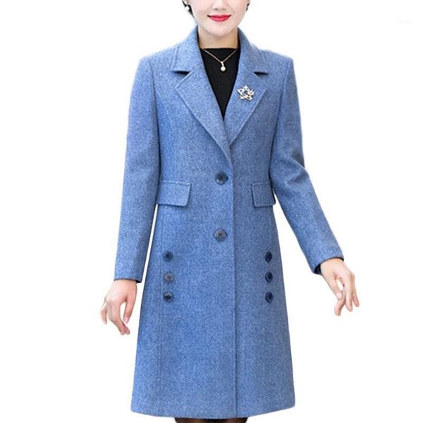 women's wool & blends winter women outerwear fashion pure color long windbreaker coats plus size double-breasted thickening woolen1, Black
women's wool & blends winter women outerwear fashion pure color long windbreaker coats plus size double-breasted thickening woolen1, Black
