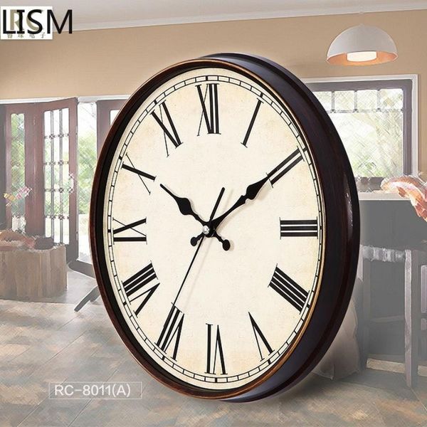 wall clocks simple retro clock metal mechanism watch home hanging living room bedroom silent european shabby chic
wall clocks simple retro clock metal mechanism watch home hanging living room bedroom silent european shabby chic