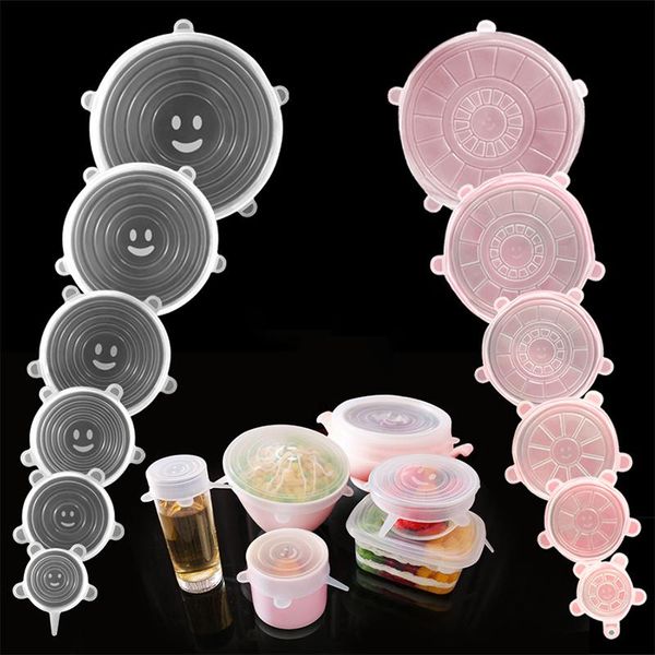 kitchen storage & organization venlohome 6pcs silicone food wrap bowl pot cover stretch lids reusable packaging fresh-keep sealing cap vacuu
kitchen storage & organization venlohome 6pcs silicone food wrap bowl pot cover stretch lids reusable packaging fresh-keep sealing cap vacuu