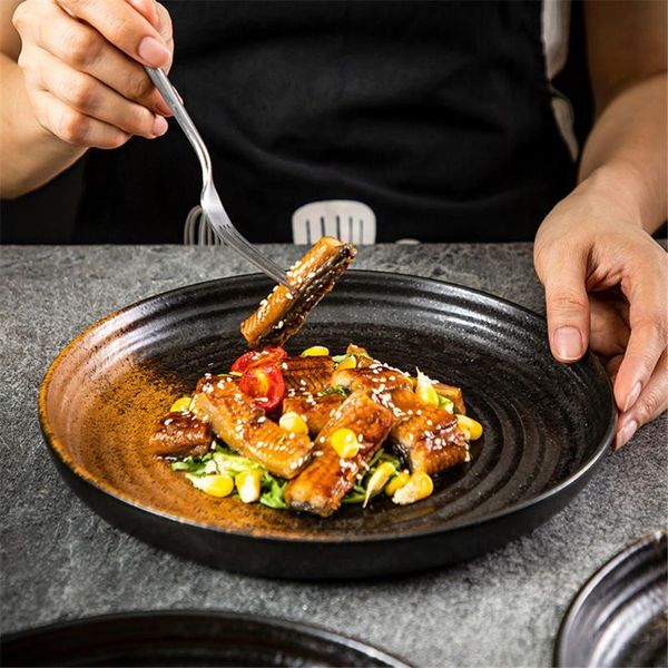 dishes & plates ceramic steak salad plate japanese creative home fruit dessert dish pasta western kitchen tableware
dishes & plates ceramic steak salad plate japanese creative home fruit dessert dish pasta western kitchen tableware