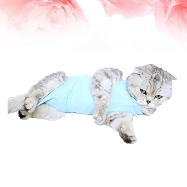 cat costumes creative neutering clothes anti-lick costume cotton recovery (blue, size)
cat costumes creative neutering clothes anti-lick costume cotton recovery (blue, size)