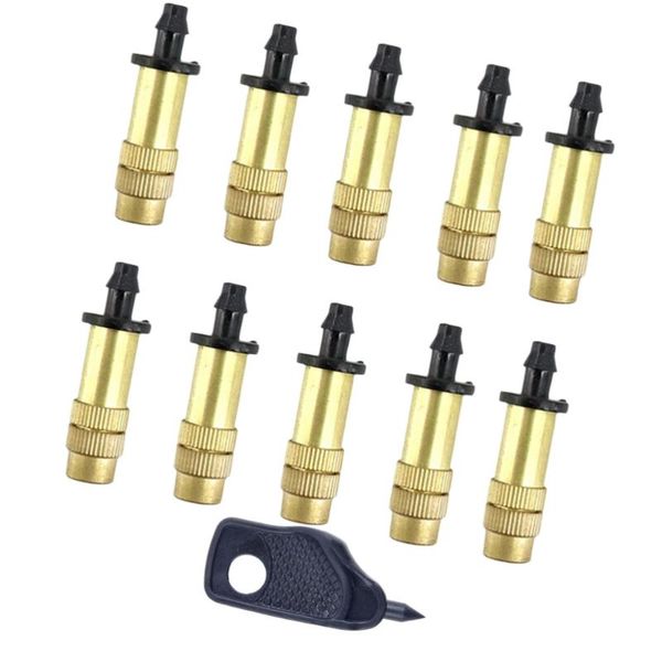 watering equipments 11 pcs adjustable spray nozzle atomization copper capillary effect take 47 factory irrigation drippers sprinkle
watering equipments 11 pcs adjustable spray nozzle atomization copper capillary effect take 47 factory irrigation drippers sprinkle