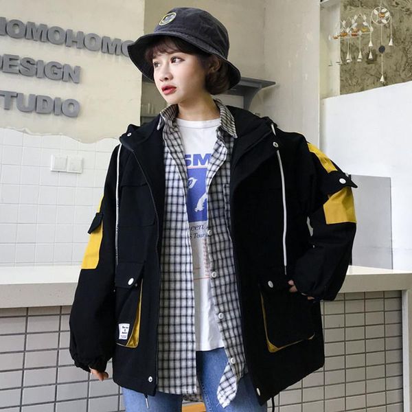 women's jackets ladies autumn coat fashion girls slim jacket turtleneck big pockets cloak coats harajuku bomber modern nn50jk, Black;brown
women's jackets ladies autumn coat fashion girls slim jacket turtleneck big pockets cloak coats harajuku bomber modern nn50jk, Black;brown