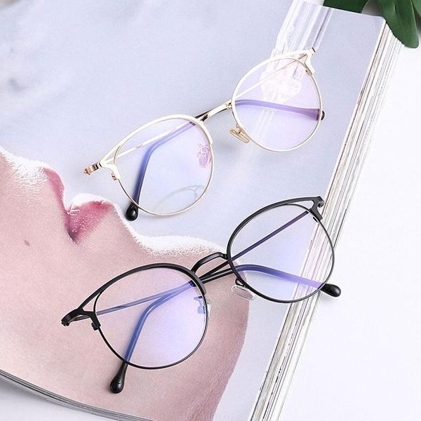 high-tech penetrating glasses anti blue rays eyeglasses vintage metal frame fashion sunglasses frames, Black
high-tech penetrating glasses anti blue rays eyeglasses vintage metal frame fashion sunglasses frames, Black