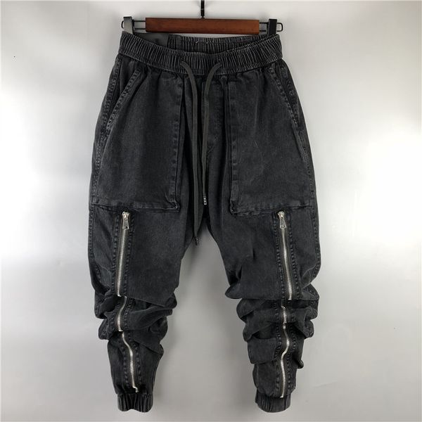 men's pants owen seak men casual cargo harem jeans high street hip hop length clothing denim sweatpants spring autumn big size da4i, Black
men's pants owen seak men casual cargo harem jeans high street hip hop length clothing denim sweatpants spring autumn big size da4i, Black