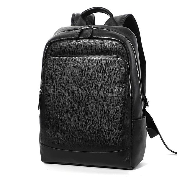 backpack 100% genuine leather lapmen bag waterproof male school daypacks casual travel pack for boy
backpack 100% genuine leather lapmen bag waterproof male school daypacks casual travel pack for boy