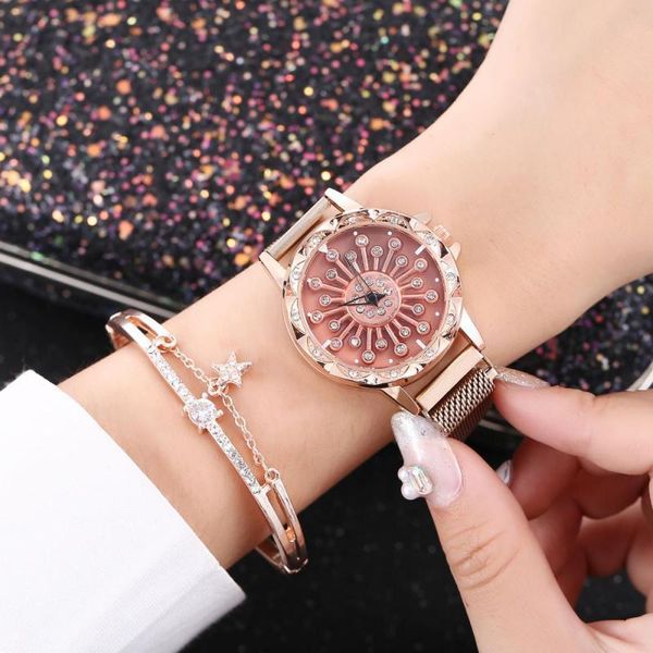 wristwatches ladies watch luxury diamond chic dial women watches quartz sport mesh alloy band wrist womens montre femme, Slivery;brown
wristwatches ladies watch luxury diamond chic dial women watches quartz sport mesh alloy band wrist womens montre femme, Slivery;brown