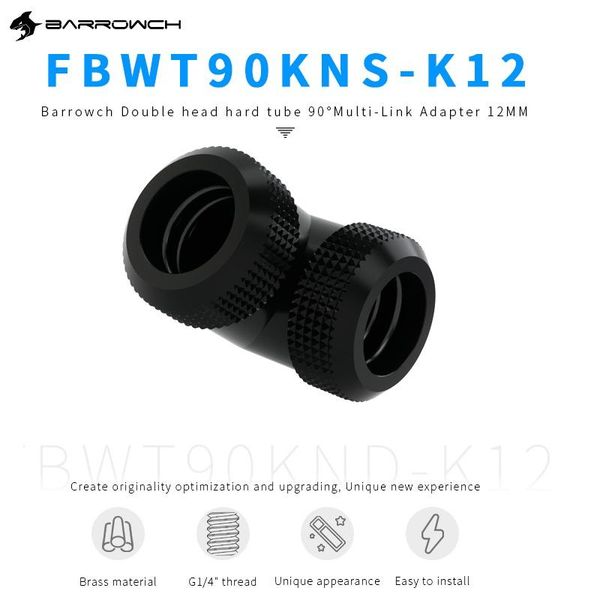 barrowch fbwt90kns-k12 90degree double hand twist for hard tube od12mm pc water cooling fitting g1/4 90 rotary adapter fans & coolings
barrowch fbwt90kns-k12 90degree double hand twist for hard tube od12mm pc water cooling fitting g1/4 90 rotary adapter fans & coolings