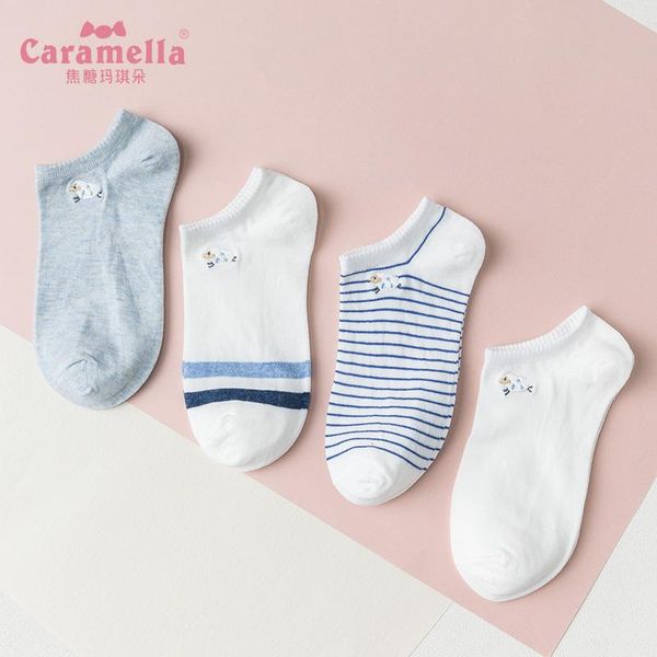 socks & hosiery 4pairs caramella women ankle soft cotton elasticity student short interesting striped happy casual, Black;white
socks & hosiery 4pairs caramella women ankle soft cotton elasticity student short interesting striped happy casual, Black;white
