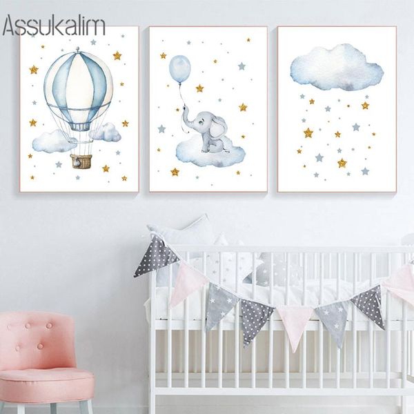 paintings nursery wall art painting nordic poster air balloon print cloud baby elephant canvas prints star kids room home decor
paintings nursery wall art painting nordic poster air balloon print cloud baby elephant canvas prints star kids room home decor