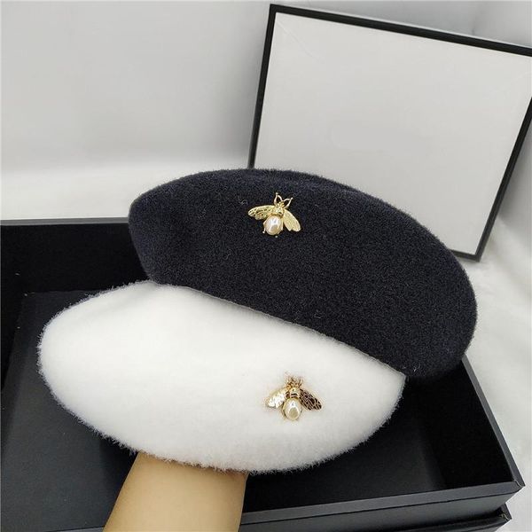 berets cute bee beret female autumn winter korean student painter hat street trend simple comfortable warm and beautiful, Blue;gray
berets cute bee beret female autumn winter korean student painter hat street trend simple comfortable warm and beautiful, Blue;gray
