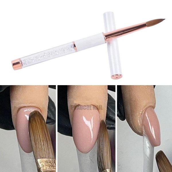nail brushes 100% pure kolinsky acrylic oval brush liquid powder art choose size, Yellow
nail brushes 100% pure kolinsky acrylic oval brush liquid powder art choose size, Yellow