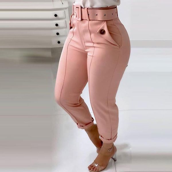 women fashion casual pants trousers pocket design belted autumn high waist with belt women's & capris, Black;white
women fashion casual pants trousers pocket design belted autumn high waist with belt women's & capris, Black;white