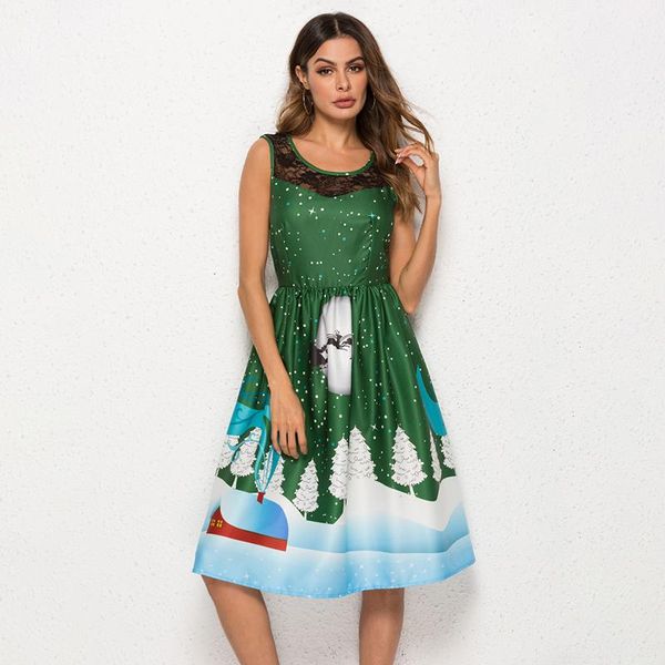 casual dresses mesh stitching christmas dress women elegant party floral print slim vintage 2021 vestido robe femme plus size, Black;gray
casual dresses mesh stitching christmas dress women elegant party floral print slim vintage 2021 vestido robe femme plus size, Black;gray