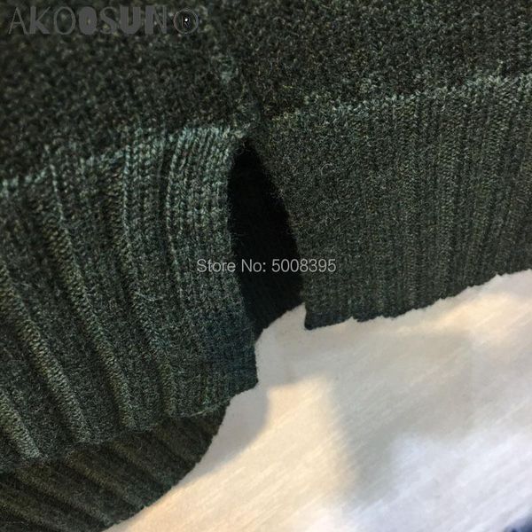casual dresses woman dark green cashmere wool knit dress v-neck long sleeves drop shoulder slit side fashion sweater 2021, Black;gray
casual dresses woman dark green cashmere wool knit dress v-neck long sleeves drop shoulder slit side fashion sweater 2021, Black;gray