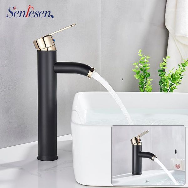 senlesen black bathroom basin faucet matte deck mounted stainless steel mixer and cold water tap sink faucets1
senlesen black bathroom basin faucet matte deck mounted stainless steel mixer and cold water tap sink faucets1