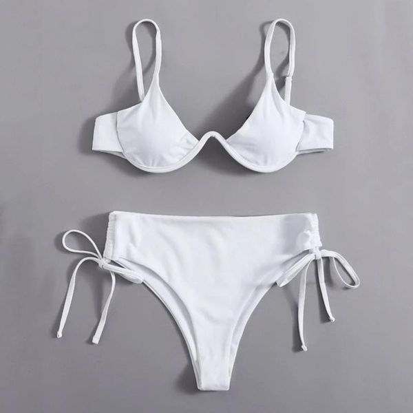 women's swimwear solid bikini women low waist swimsuit 2021 brazilian push up bathing suit female summer beach wear biquini #g3, White;black
women's swimwear solid bikini women low waist swimsuit 2021 brazilian push up bathing suit female summer beach wear biquini #g3, White;black