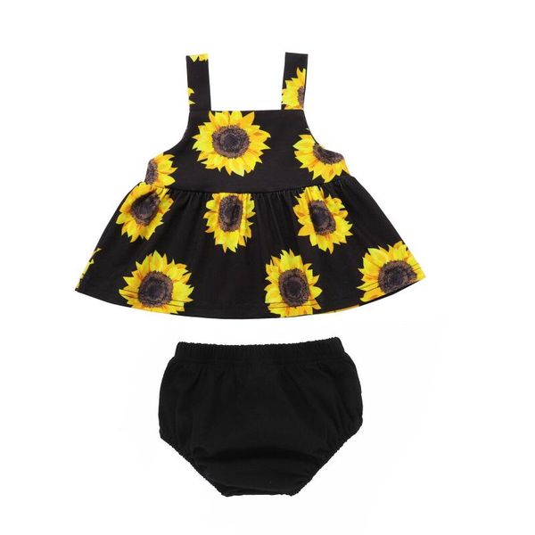 clothing sets 2pcs toddlers summer outfit, sunflower print square neck tank + elastic waist shorts for baby girls, 0-24 months, White
clothing sets 2pcs toddlers summer outfit, sunflower print square neck tank + elastic waist shorts for baby girls, 0-24 months, White