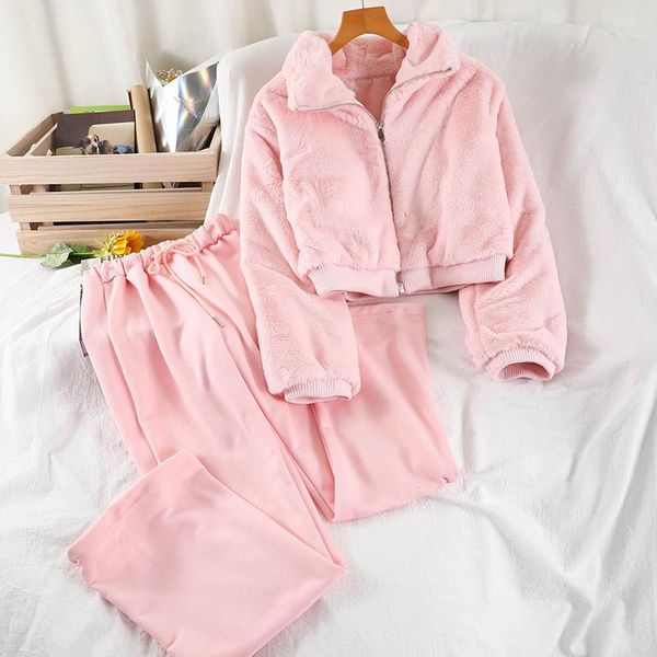 women's two piece pants autumn 2021 korean style simple temperament half high collar short jacket waist casual trousers two-piece suit, White
women's two piece pants autumn 2021 korean style simple temperament half high collar short jacket waist casual trousers two-piece suit, White