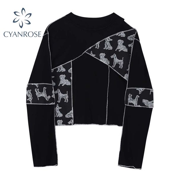 women's spring streetwear spliced t shirt or fashion long sleeve black crop skinny jumper tees female harajuku pop 210401, White
women's spring streetwear spliced t shirt or fashion long sleeve black crop skinny jumper tees female harajuku pop 210401, White