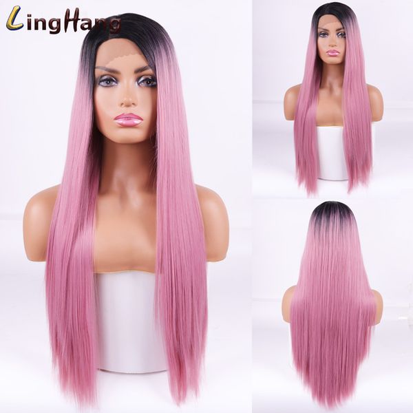 synthetic lace front wigs ombre brown color natural wave long part hair wig for black women heat resistantfactory direct
synthetic lace front wigs ombre brown color natural wave long part hair wig for black women heat resistantfactory direct