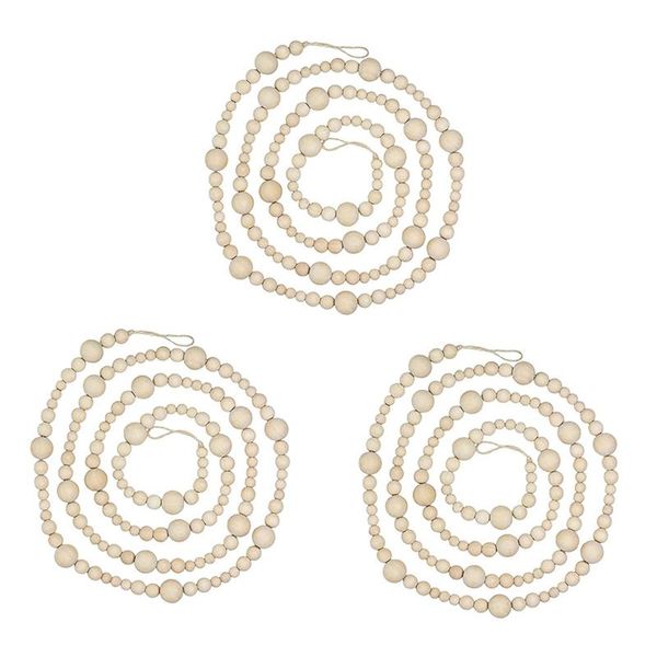 3pcs 7ft wooden beaded garland farmhouse home decor rustic country natural holiday christmas tree boho storage boxes & bins
3pcs 7ft wooden beaded garland farmhouse home decor rustic country natural holiday christmas tree boho storage boxes & bins