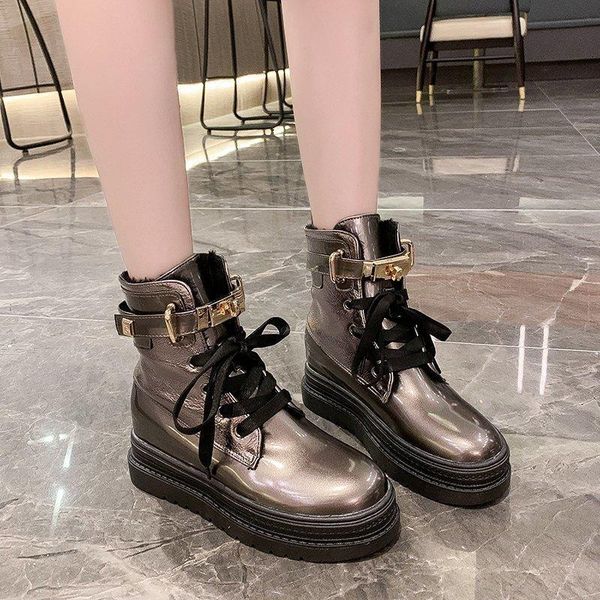 boots rimocy pu leather waterproof snow womens winter fashion buckle ankle women lace up round toe platform woman shoes, Black
boots rimocy pu leather waterproof snow womens winter fashion buckle ankle women lace up round toe platform woman shoes, Black
