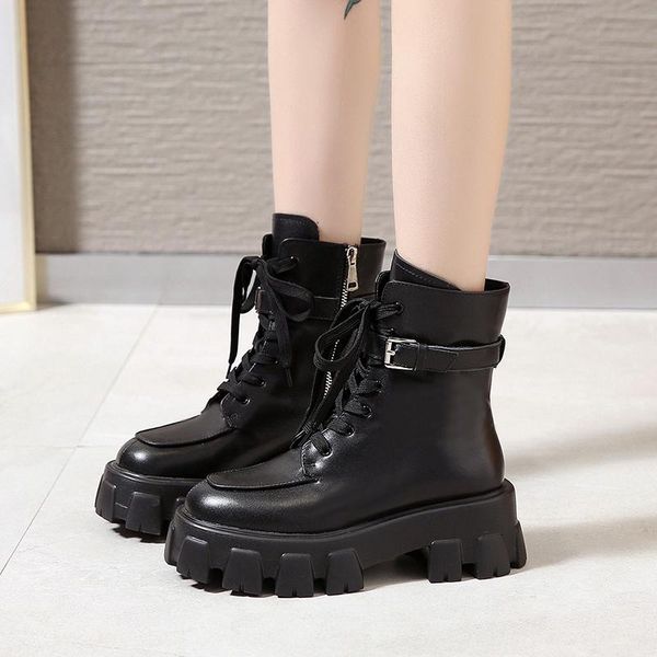 boots perfetto 2021 pocket motorcycle women platform shoes lace up thick-soled black military woman half botas mujer
boots perfetto 2021 pocket motorcycle women platform shoes lace up thick-soled black military woman half botas mujer
