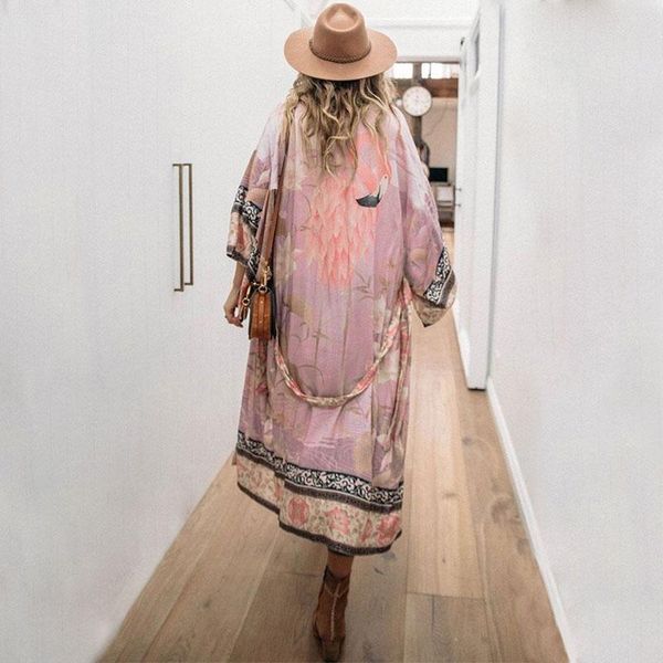 100% cotton bikini cover-ups pink boho print self belted front open long kimono dress beach tunic women swim suit cover up q996 women's, White;black
100% cotton bikini cover-ups pink boho print self belted front open long kimono dress beach tunic women swim suit cover up q996 women's, White;black