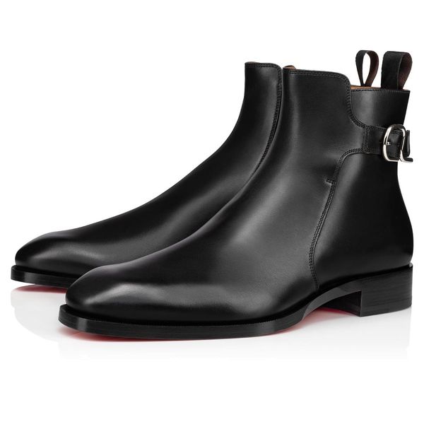 new designer ankle boot fashion red bottoms suede spike men rivet shoes luxurys party wedding leather martin boots design low heels short kn, Black
new designer ankle boot fashion red bottoms suede spike men rivet shoes luxurys party wedding leather martin boots design low heels short kn, Black