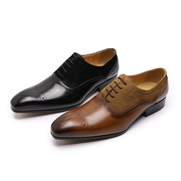 elegant mens dress shoes medallion oxford shoes genuine leather black brown wedding party formal shoes, Red;white
elegant mens dress shoes medallion oxford shoes genuine leather black brown wedding party formal shoes, Red;white