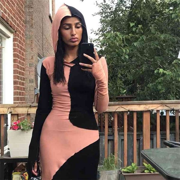 hawthaw fashion women autumn winter long sleeve patchwork bodycon soild color female pencil dress 2021 fall clothes streetwear, Black;gray
hawthaw fashion women autumn winter long sleeve patchwork bodycon soild color female pencil dress 2021 fall clothes streetwear, Black;gray